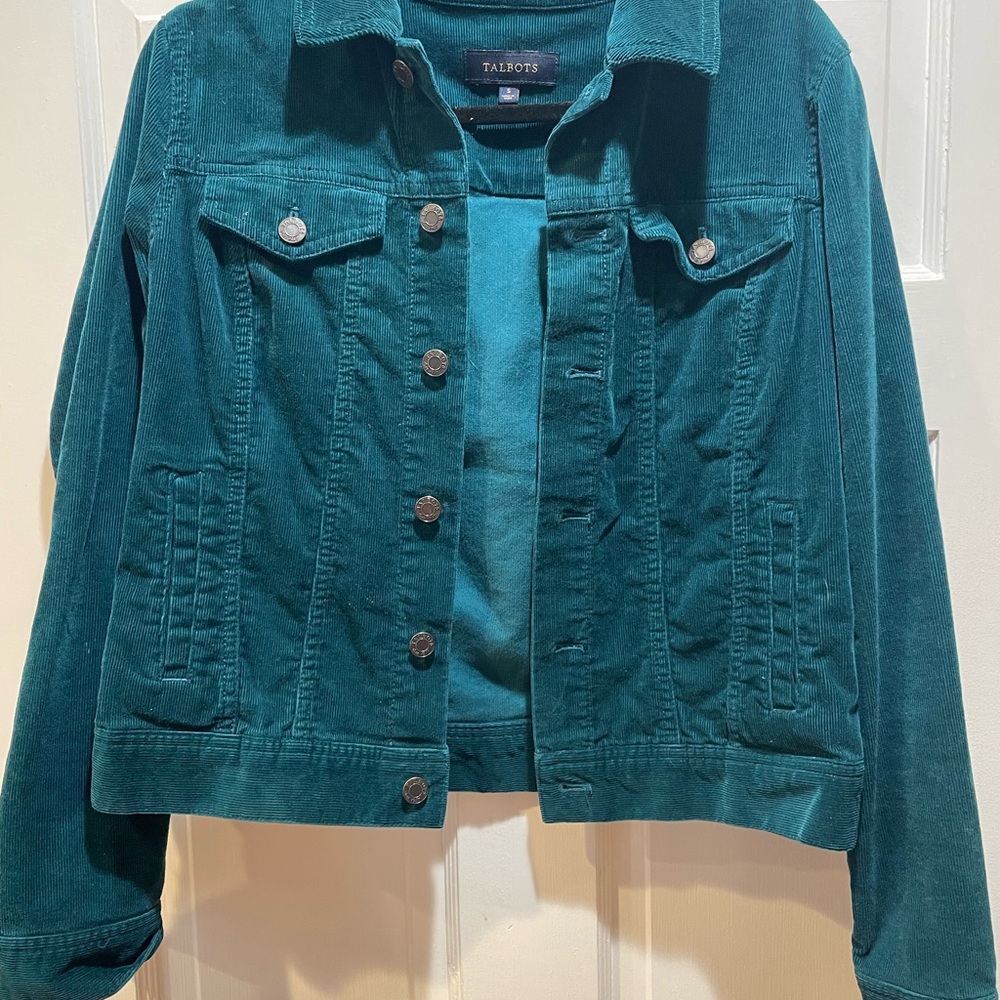 Talbots Deep Teal Jean Jacket